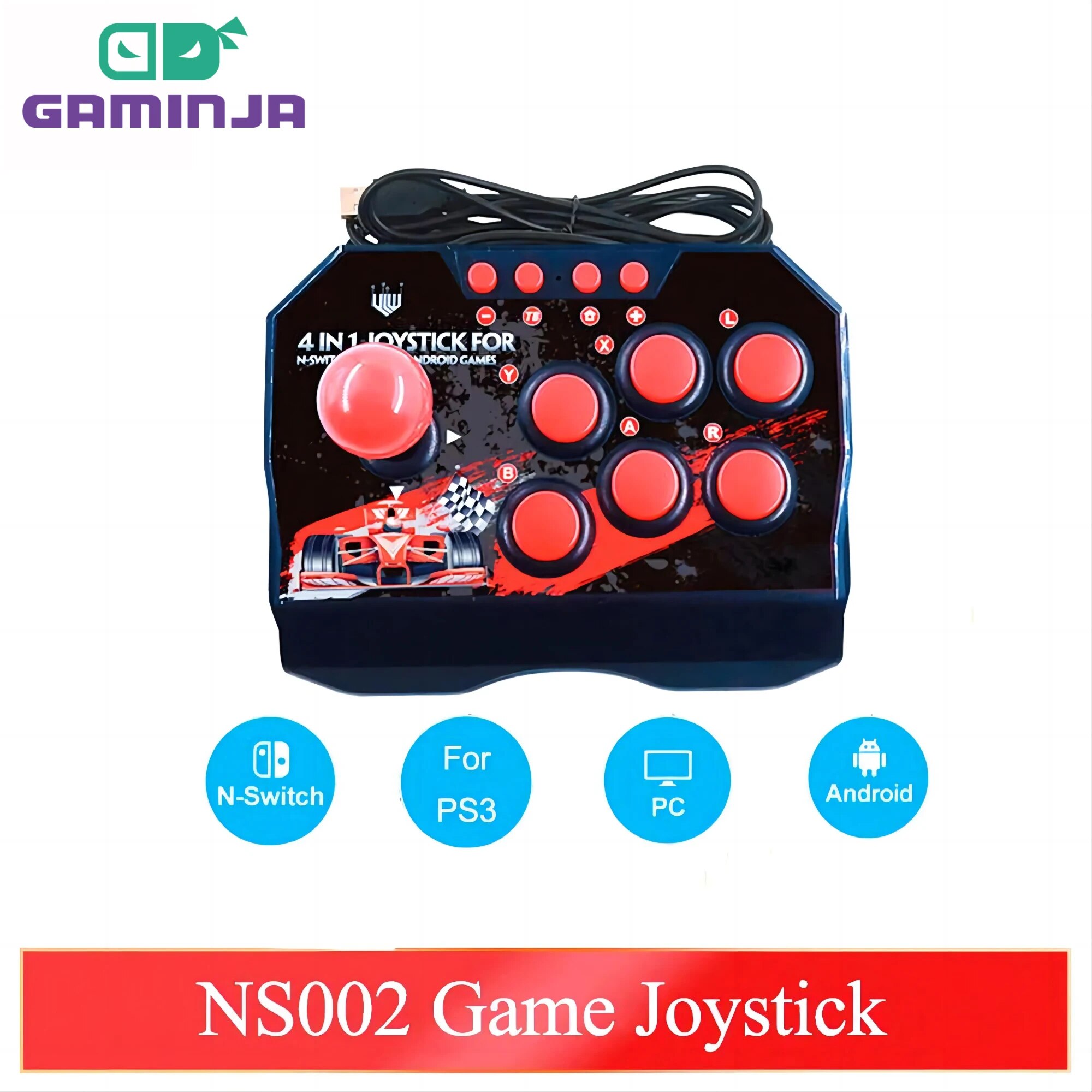 Arcade Vibes - GAMINJA NS002 4 في 1 ريترو