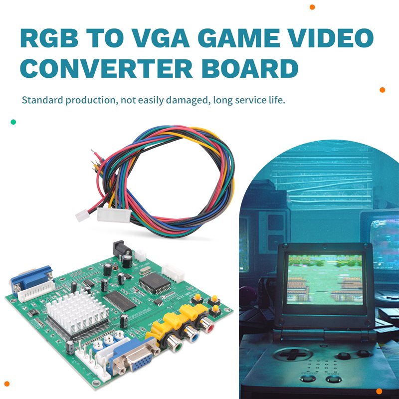 لوحة تحويل فيديو عالية الدقة G - مراجعة Usb Game Board Jamma وسعره